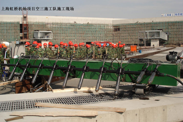 上海虹橋機場施工現場